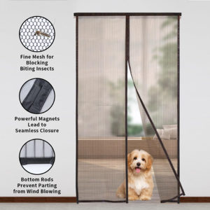 <span class=keywords><strong>Moustiquaire</strong></span> magnétique pour porte, rideau de porte magnétique en polyester, <span class=keywords><strong>moustiquaire</strong></span> anti-insectes, volets anti-moustiques - Product Image 1