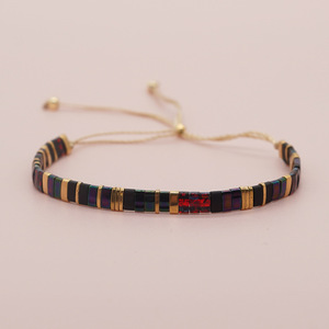 Hot Selling Bohemian Jewelry Handmade Fashion Colorful Beads Adjustable Miyuki TILA <b>Beaded</b> <b>Bracelet</b> for Women Men - Product Image 3