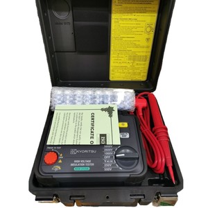 Testeur de résistance d'isolement Kyoritsu KEW3125A 500V, affichage numérique et analogique, test haute tension, Japon - Product Image 5