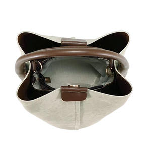 Bolsos de Mano de Lujo al por Mayor, Bolsos de PU con Cierre, Bolsos de Hombro Pequeños Tipo Cubo, Nuevo Estilo - Product Image 4