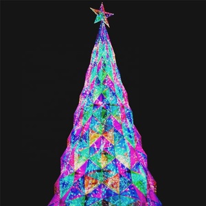 Large 5ft 12ft Giant Felt Indoor Outdoor <strong>Christmas</strong> Trees Personalized Rotating Artificial <strong>Christmas</strong> Tree Decorative <strong>Artwork</strong> - Product Image 4
