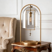 Lampe de bureau en marbre au design moderne et luxueux avec éclairage LED à intensité variable pour chambre à coucher, bureau, travail, lecture, étude, apprentissage