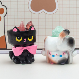 Yu Mo Craft MeowFun - Caja Sorpresa con Figuras de Cristal, 6 Piezas, Adorno de Gato Aleatorio, Regalo para Niños de 8 a 13 Años - Product Image 3
