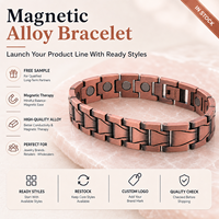 Bijoux magnétiques, bijoux de thérapie magnétique, bracelet à maillons carrés avec pierres naturelles mélangées, vente en gros, bijoux personnalisés