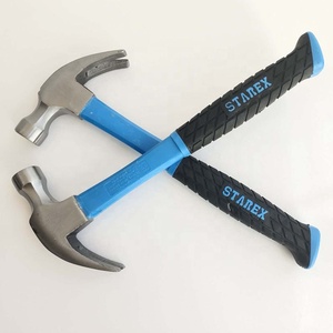 Hache magnétique de toit avec manche en bois, marteau à cornes de mouton, marteau en fer pour clous de tente, outil de survie - Product Image 4