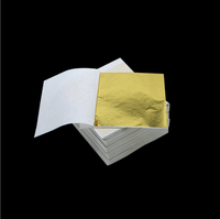 Feuilles d'or de la meilleure qualité, feuilles d'or de Taiwan, 9*9cm, feuille d'or, utilisées pour la décoration de meubles et d'artisanat