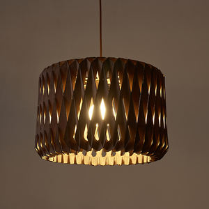 Luminaire suspendu en <span class=keywords><strong>bois</strong></span> naturel 45 Lampes en <span class=keywords><strong>bois</strong></span> de <span class=keywords><strong>noyer</strong></span> faites à la main Salon Plafonnier - Product Image 3