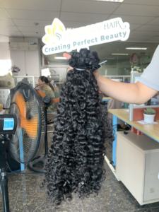 Meilleure vente 100% cheveux humains cheveux birmans cheveux vierges vietnamiens cuticules alignés - Product Image 2