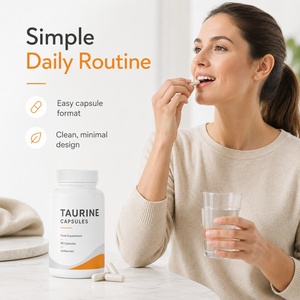Wholesale New Style Gym Taurine Capsules Custom Formulated Health Energy Immune Support Adults Manufacturer Price GMP HACCP - Product Image 5