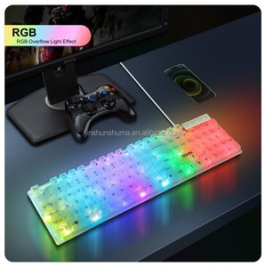 <span class=keywords><strong>Clavier</strong></span> complet RGB rétro-éclairé <span class=keywords><strong>clavier</strong></span> de jeu filaire 101 touches <span class=keywords><strong>clavier</strong></span> mécanique pour ordinateur de bureau de jeu - Product Image 6