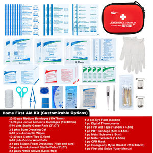 <span class=keywords><strong>Kit</strong></span> de Emergencia Mini Portátil Ori-power con Certificación CE, 101 Piezas, Botiquín de Primeros Auxilios en Bolsa de EVA, <span class=keywords><strong>Kit</strong></span> Médico para Hogar, Auto y Aire Libre - Product Image 2
