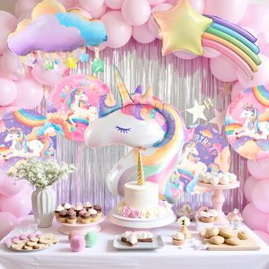 Kit de décoration de ballons d'<span class=keywords><strong>anniversaire</strong></span> sur le <span class=keywords><strong>thème</strong></span> de la licorne, comprend des ballons de licorne pour les fournitures de fête d'<span class=keywords><strong>anniversaire</strong></span> sur le <span class=keywords><strong>thème</strong></span> de la licorne - Product Image 2