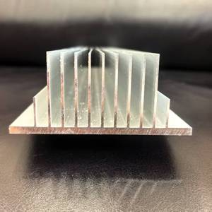 Dissipador de Calor de Alumínio Extrudado com Liberação Rápida, Oxidação Prateada, Tolerância de 3%, Radiador de Liga de Alumínio 6000 - Product Image 3