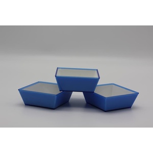 Tazón para Ensalada SAN Rojo y Blanco de Doble Color, Tazón de Plástico para Postre de 150 ml con Diseño de Doble Color para Catering - Product Image 5