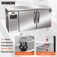 Redbowl Factory RC Series Table de comptoir personnalisée et durable avec ventilateur de circulation d'air à dégivrage automatique Congélateur de lot