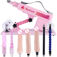 Machine sexuelle électrique haute performance équipée de 7 accessoires interchangeables, connecteur 3XLR pour un plaisir intime