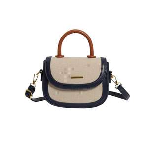 Bolso bandolera de moda para mujer con diseño simple, bolso de mano de material PU impermeable - Product Image 6