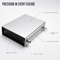 Boîtier en aluminium sur mesure TZR, extrusion, usinage CNC, anodisation, boîtier d'instrument électronique de précision, fabrication OEM