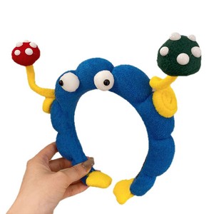 ที่คาดผมขนปุยลายการ์ตูนน่ารักตลกๆ ทำมือ สำหรับผู้หญิง ฤดูใบไม้ร่วง ฤดูหนาว  แบบคลุมศีรษะสูง ใช้สำหรับล้างหน้า แต่งหน้า - Product Image 2