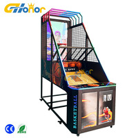 Nouvelle conception de machine d'arcade interactive à monnayeur en métal pour centre de divertissement, jeu vidéo de basketball LCD, garantie 1 an, version anglaise