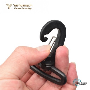 Luxury Swivel <b>Snap</b> Adjustable Triangle J <b>Hook</b> Eco-Friendly Safety Portable Plastic for Baby Stroller Outdoor Tent Accessories - Product Image 4