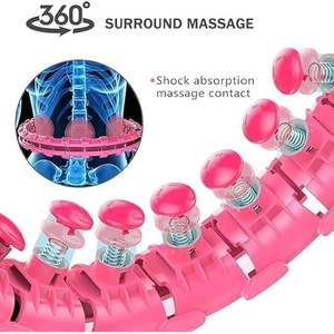 Anello con anello Hula regolabile regolabile in vita per esercizi <span class=keywords><strong>Fitness</strong></span> cerchi - Product Image 2