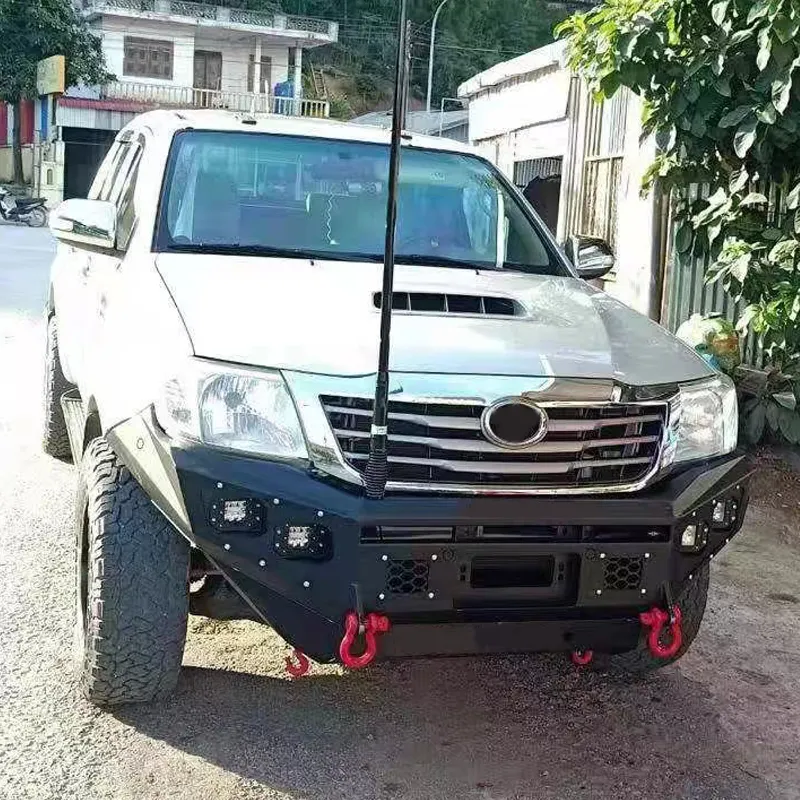 4X4 Pick Up Thép Bull Bar Xe Nudge Bar Front Bumper Đối Với Toyota Fortuner Tacoma Fj Cruiser Tundra Mitsubishi L200 Dodge Ram