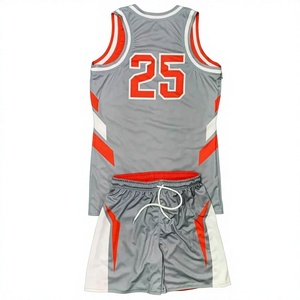 Uniformes de Baloncesto Personalizados Sibrin |   Camisetas de Equipo, Pantalones Cortos, Sin Mangas, Cuello en V |   Sublimado 100% poliéster anti-UV transpirable - Product Image 2