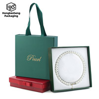 Boîte à bijoux en carton personnalisée OEM HKSHF avec ruban, plusieurs styles, pour collier de perles, bracelet, boîte à bijoux avec couvercle pour présentation en magasin