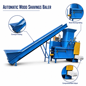 Máquina Empacadora Automática de Virutas de Madera con Alimentador para Empaque de Material de Cama - Product Image 1