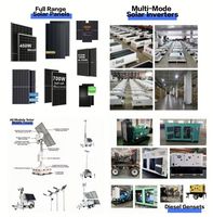 Panneau solaire monocristallin à double vitrage tout noir 575W 580W 590W pour les systèmes de toiture résidentiels