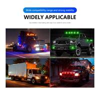 Feux de position latéraux ronds à LED de haute qualité pour camions, clignotants RGB à luminosité réglable