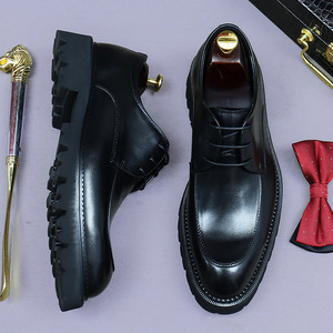 Zapatos de cuero lujosos y exquisitos para hombre, ideales para la oficina, con un estilo profesional y personalizado. - Product Image 6