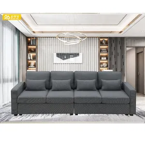Новый современный стиль модульный диван салонный тканевый секционный L диван диваны для гостиной набор мебели для дома