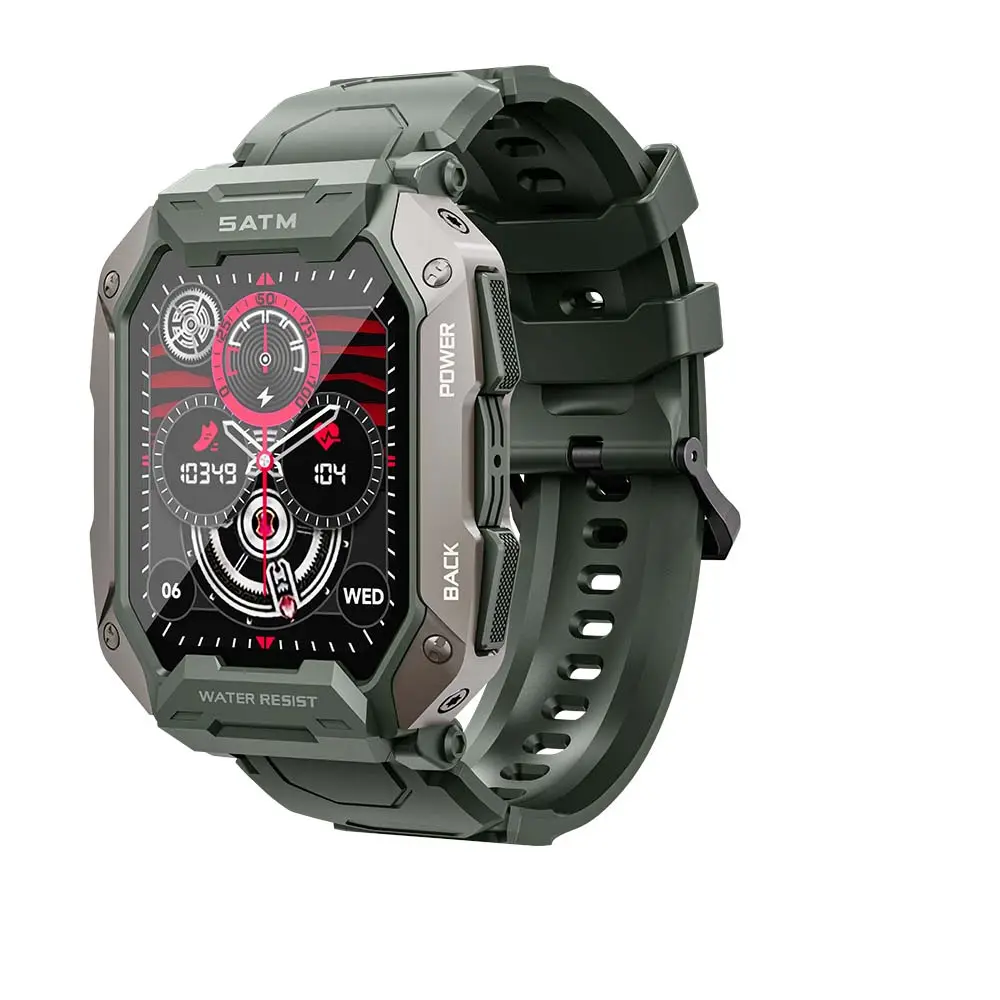 Vendita calda C20 Smartwatch 1.71 pollici grande batteria modalità sport all'aperto 5ATM impermeabile c20 plus sport all'aperto smart watch c20plus