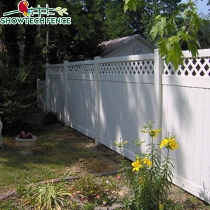 6'h x 8'w làm vườn hàng rào ý tưởng/vinyl hàng rào tấm/vinyl hàng rào lưới - Product Image 4