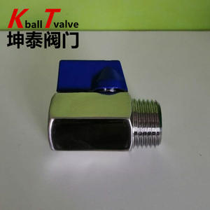 Mini Válvula de Bola de Acero Inoxidable 1/2 Pulgada 316 PN63 para Agua y Sistemas Químicos, Uso en la Industria Alimentaria - Product Image 3