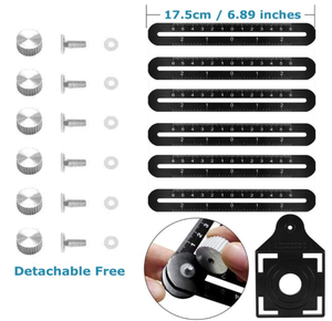 Règle à multiples angles pliable de haute qualité, 6 positions, en aluminium, outils de mesure, localisateur d'ouverture de carreaux en céramique, localisateur de trous de carreaux - Product Image 6