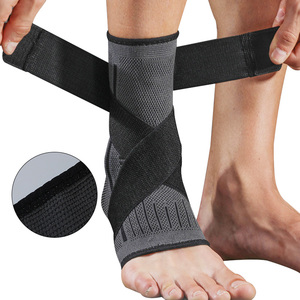 Manchon de cheville en tricot de nylon respirant personnalisé avec sangle de soutien par compression pour plus de confort et de commodité - Product Image 4