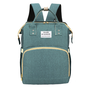 Recién llegado, <span class=keywords><strong>bolso</strong></span> de <span class=keywords><strong>maternidad</strong></span> impermeable plegable, cochecito, bolsa de pañales para bebé, mochila para cama, bolsa de pañales con Moisés para mamá - Product Image 5