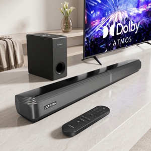 Barra de Sonido ULTIMEA <span class=keywords><strong>Apollo</strong></span> S60 4.1CH Dolby Atmos 280W con Subwoofer con Cable BassMX HD EARC Chip DSP 7 °   Sistema de Cine en Casa con Audio Tilt - Product Image 1