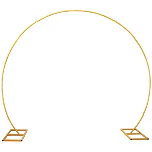 Arco de arco redondo para globos, soporte portátil para boda, precio al por mayor de fábrica