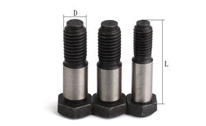 Vis à tête hexagonale à empreinte hexagonale GB27 haute résistance [M8 M10] pour charnières, vis à empreinte hexagonale externe, finition du matériau - Product Image 5