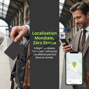 Rastreador GPS AirTags para tarjeta, mini, recargable, 2 unidades, impermeable, pequeño, tipo pin, micro, personalizado, para tarjeta, paquete <span class=keywords><strong>de</strong></span> 4, universal - Product Image 4