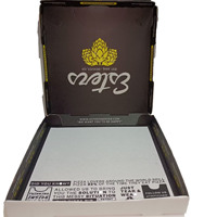 SP2710 Proveedor de Cajas de Pizza Impresas Recicladas con Diseño Personalizado, Caja de Embalaje de Papel Corrugado para Llevar, Contenedor de Alimentos para Sándwiches