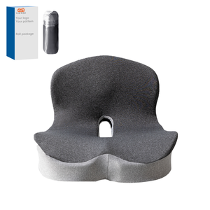 Chaise de bureau et siège de voiture YUE RISE, idéale pour soulager la pression sédentaire, coussin de siège en mousse à mémoire de forme respirante avec soutien <span class=keywords><strong>lombaire</strong></span> - Product Image 1