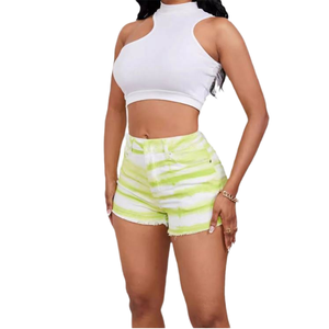 Overol de Mujer, Cintura Alta, Tejido de Punto, Poliéster/Algodón, Transpirable, Cintura Elástica, Oferta - Product Image 4