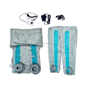 Appareil de pressothérapie à taille haute avec 24 coussins d'air et système de thérapie par ondes infrarouges pour massage corporel et drainage lymphatique - Product Image 3