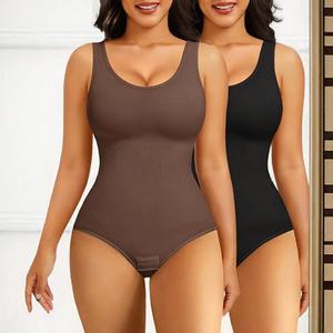 Combinaisons et Bodys Sculptants Gainants à Col Rond Entier, Sans Coutures, Sexy et de Haute Qualité pour Femmes (ODM) - Product Image 3