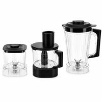 Multifunctionele 4L/1.5L/1L huishoudelijke milkshake- en ijsvergruizer met zuivere koperen motor, blender met drie bekers en grote capaciteit